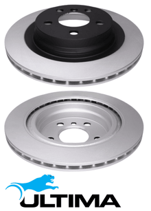 ULTIMA REAR VENTED DISC BRAKE ROTOR SET TO SUIT BMW 118I 218I B38A15A TURBO 1.5L I3