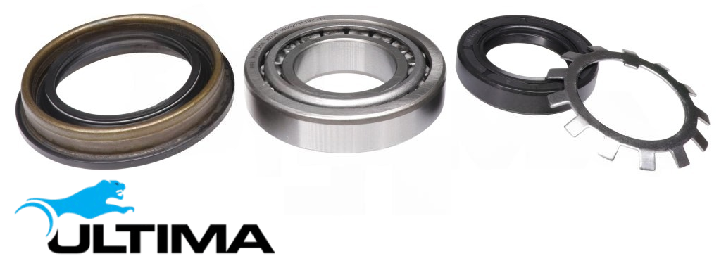 ULTIMA REAR WHEEL BEARING KIT TO SUIT NISSAN NAVARA D22 KA24DE TD27 DIESEL 2.4L 2.7L I4
