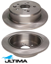 ULTIMA REAR SOLID DISC BRAKE ROTOR SET TO SUIT LEXUS IS300H AVE30R 2AR-FSE 2.5L I4