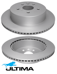 ULTIMA REAR VENTED DISC BRAKE ROTORS FOR LEXUS GS450H GWL10R GWS191R 2GR-FSE 2GR-FXE 3.5 V6 OD 310MM