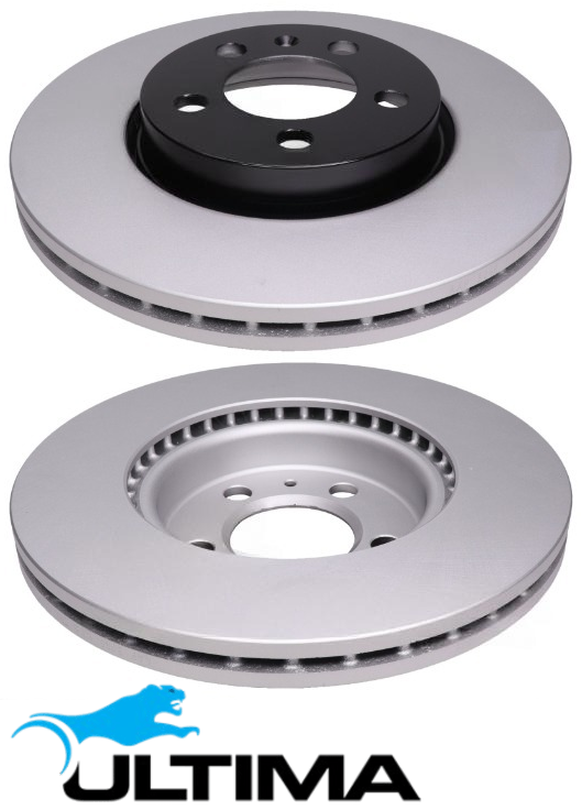 ULTIMA FRONT VENTED DISC BRAKE ROTOR SET TO SUIT SKODA FABIA PJ DPCH TURBO 1.5L I4 OD 276MM