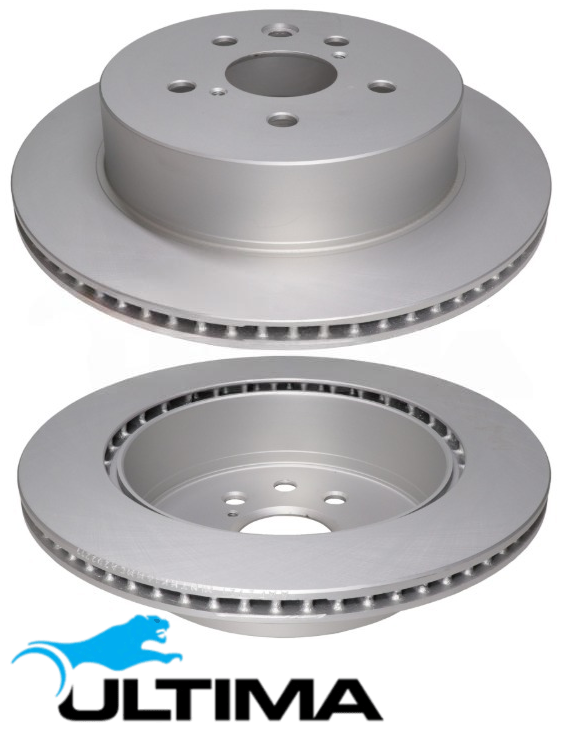 ULTIMA REAR VENTED DISC BRAKE ROTOR SET TO SUIT LEXUS GS430 UZS190R 3UZ-FE 4.3L V8 OD 310MM