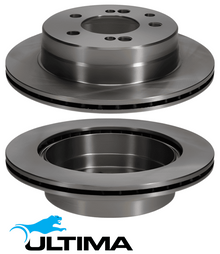 ULTIMA REAR VENTED DISC BRAKE ROTOR SET TO SUIT SSANGYONG REXTON Y200 M162.995 3.2L I6 OD 307MM